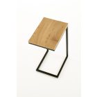 Nisa lerakóasztal – arany tölgy / fekete