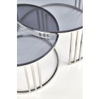 Mercury dohányzóasztal (2 db-os szett) – füstszínű