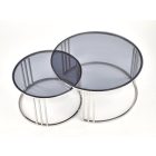 Mercury dohányzóasztal (2 db-os szett) – füstszínű