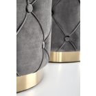 Polly tárolós puff szett (2 db) – szürke / arany