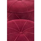 Polly tárolós puff szett (2 db) – bordó / arany