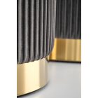 Monty tárolós puff szett (2 db) – szürke / arany