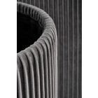 Monty tárolós puff szett (2 db) – szürke / arany