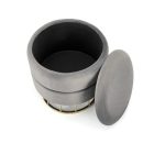 MINTY puff tároló funkcióval, szín: szürke/arany