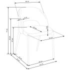 K373 szék – szürke