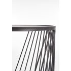 Antilla dohányzóasztal (2 db-os szett) – füst üveg / fekete