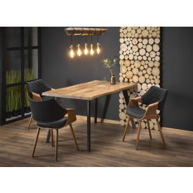   Dickson bővíthető étkezőasztal – natúr tölgy / fekete