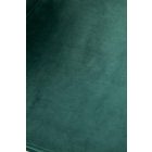 K379 szék – sötétzöld / arany