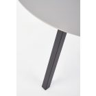 Balrog kerek étkezőasztal – világosszürke / fekete