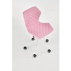 Matrix 3 ifjúsági forgószék – rózsaszín / fehér