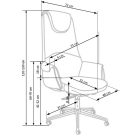 Calvano forgószék – világosbarna / sötét barna