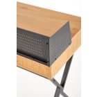 B43 polcos íróasztal – arany tölgy / fekete