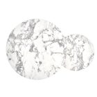 Paola dohányzóasztal (2 db-os szett) – fehér márvány / arany