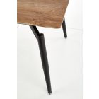 Cambell bővíthető étkezőasztal – natúr tölgy / fekete