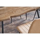 Larson étkezőasztal – natúr tölgy / fekete