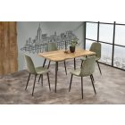 Larson étkezőasztal – natúr tölgy / fekete