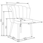 K386 szék, szín: sötétzöld