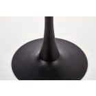 Ambrosio kerek étkezőasztal – fehér márvány / fekete