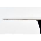 Ambrosio kerek étkezőasztal – fehér márvány / fekete