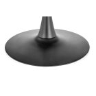 Carmelo kerek étkezőasztal – dió / fekete