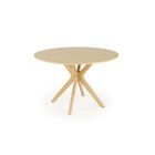 Nicolas kerek étkezőasztal – natúr tölgy