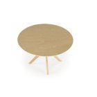 Nicolas kerek étkezőasztal – natúr tölgy