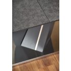 Salvador bővíthető étkezőasztal – sötétszürke