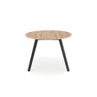 Ruben bővíthető étkezőasztal – artisan tölgy / fekete