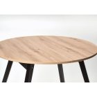 Ruben bővíthető étkezőasztal – artisan tölgy / fekete