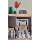 Greg bővíthető étkezőasztal – wotan tölgy / fekete