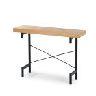 Inferno étkezőasztal – natúr tölgy / fekete