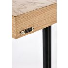 Inferno étkezőasztal – natúr tölgy / fekete