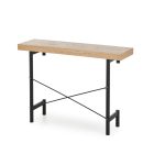 Inferno étkezőasztal – natúr tölgy / fekete