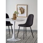 Denver kerek étkezőasztal – fehér márvány / fehér