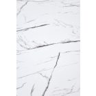 Denver kerek étkezőasztal – fehér márvány / fehér