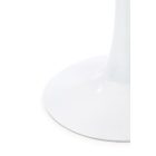 Denver kerek étkezőasztal – fehér márvány / fehér