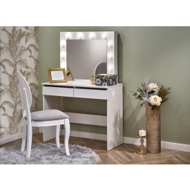 Hollywood fésülködőasztal – fehér