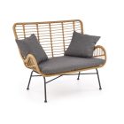 Ikaro XL kültéri kanapé – natúr/szürke