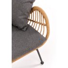 Ikaro XL kültéri kanapé – natúr/szürke