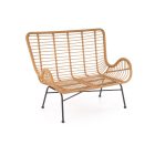 Ikaro XL kültéri kanapé – natúr/szürke