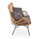 Ikaro XL kültéri kanapé – natúr/szürke