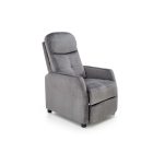 Felipe 2 dönthető pihenőfotel – szürke