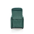 Felipe 2 dönthető pihenőfotel – sötétzöld