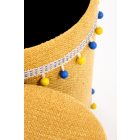 Grado tárolós puff szett (2 db) – sárga