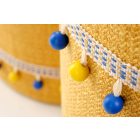 Grado tárolós puff szett (2 db) – sárga