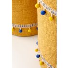 Grado tárolós puff szett (2 db) – sárga