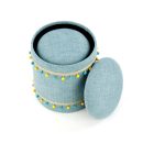 Grado tárolós puff szett (2 db) – világoskék