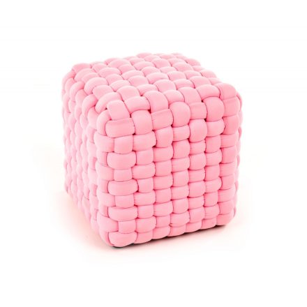 RUBIK puff - rózsaszín
