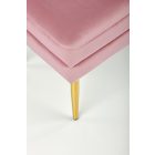 Velva tárolós pad – rózsaszín / arany