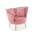 ALMOND fotel - rózsaszín